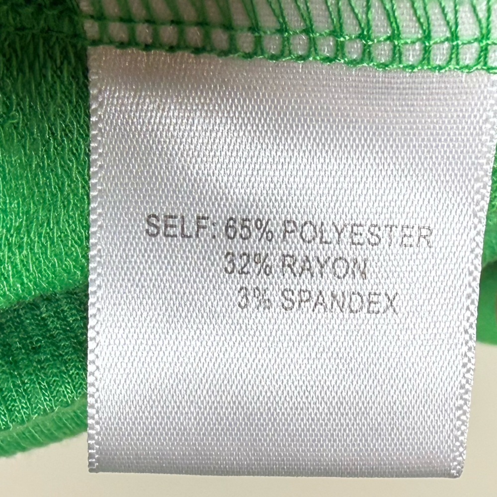 Jane & Delancey St. Patrick's Day themed crewneck sweatshirt green get lucky top - Picture 5 of 6